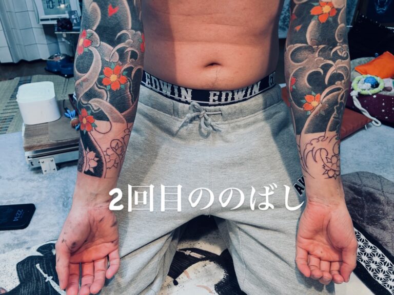 #腕 #のばし#彫彦#手彫り#和彫り#彫京分家#東京#JapaneseTATOO#tebori#足立区#入墨#刺青#彫物#irezumi#Horihiko