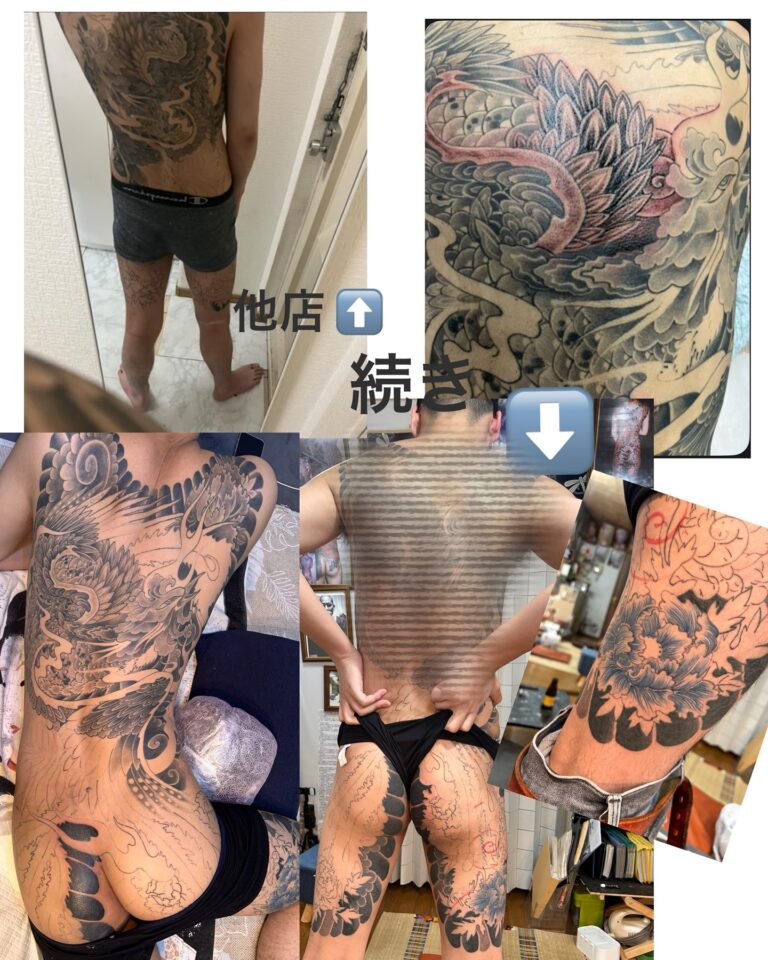 #彫彦#手彫り#和彫り#彫京分家#東京#JapaneseTATOO#tebori#足立区#入墨#刺青#彫物#irezumi#Horihiko #他店から #ぼかし